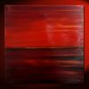 RED Seascape Abstract Crimson Painting Oceans Modern Abstract Wall Art 30x30 Square Mails Fast