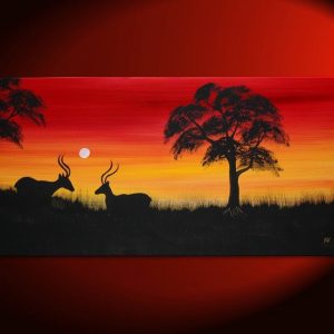Sunset Painting Archives Art By Nathalie Van